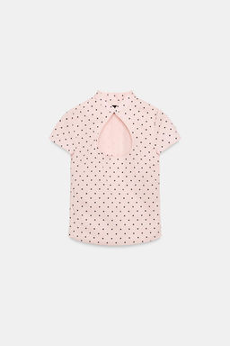 TOP CUELLO MAO ABERTURA / Rosa tiza - Zara фото 3