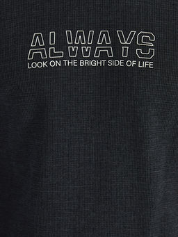 Bisiklet Yaka Uzun Kollu Erkek Sweatshirt