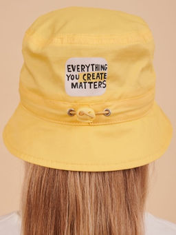 PELICAN, панама детская, Желтый фото 2