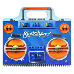 Скетчпад 295х260 мм, 60 л, блок - белый офсет 120 г/м?, арт. 59744 МАГНИТОФОН