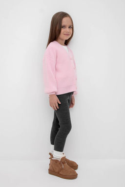 К 421/тем.серый меланж рейтузы дет