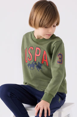 Erkek _ocuk Haki Pijama Tak_m_