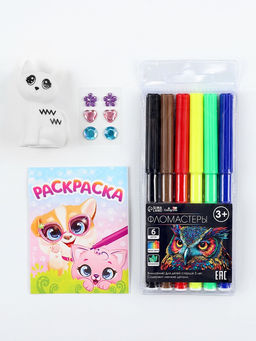 Набор для творчества, игрушки-раскраски, МИКС