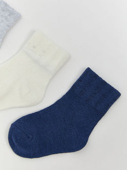 Basic Erkek Bebek Soket ?orap 3l?