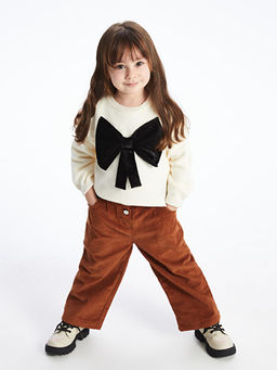 Beli Lastikli Basic K?z Bebek Pantolon