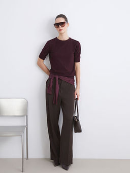 Bisiklet Yaka Kad?n Triko Kazak