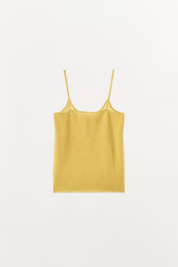 TOP PUNTO TIRANTES / Amarillo - Zara фото 6
