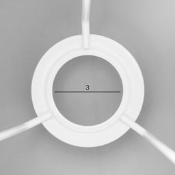 Абажур для светильника универсальный BayerLux Крупные цветы, Е14, 14?14?13 см  фото 2