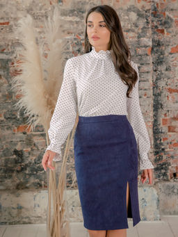 02-1123 Блуза - Вишня фото 6