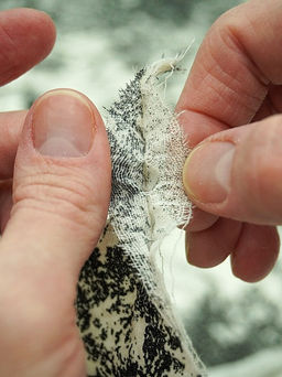 Муслин двухслойный с эф.жатости Туаль де Жуи-Дикий мир цв.черный, ш.1.4м, хлопок-100%, 120гр/м.кв - Купава фото 6