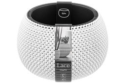 Кашпо 3,9 л 29*29*20 см "Сфера" белое (модель 573)