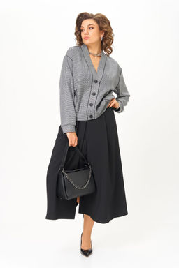 Костюм Aira Style 24131 серо-черный