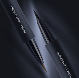 RELOUIS Подводка-фломастер тон:01 black для глаз водостойкая с кисточкой