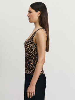 Базовый топ с широкими бретелями / Zarina  фото 4