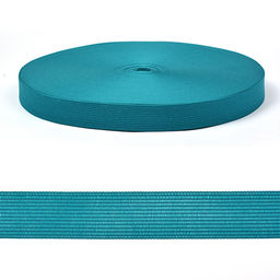 Тесьма вязаная окантовочная 22мм арт.001-22 плотность 2,4 г/м цв.140 морская волна уп.100м