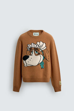 NANA PETER PAN WOOL JUMPER HARRY LAMBERT FOR ZARA X DISNEY