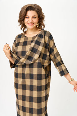 Платье Michel Chic 2196 клетка  фото 8