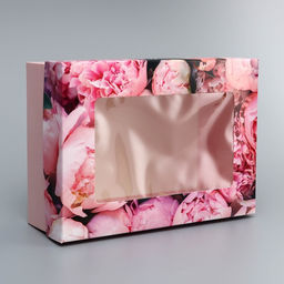 Цена за 2 шт. Коробка складная, крышка-дно, «Ярких моментов», 21×15×7 см с окном