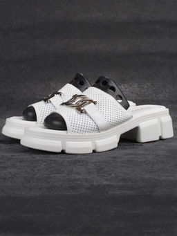 08-PEY148-1 WHITE Босоножки женские (натуральная кожа) - Фабричный китай фото 2