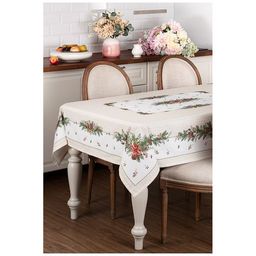 СКАТЕРТЬ CELEBRATION 140Х180СМ ,БЕЖЕВЫЙ, 100