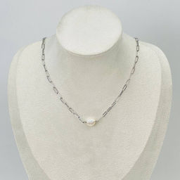 Кулон на цепочке из Жемчуга 38 см +