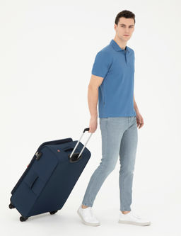 Koyu Mavi Slim Fit Basic Ti__rt - Pierre cardin фото 11