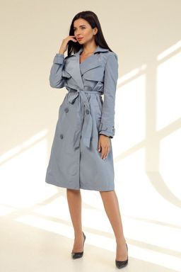 Плащ AURA 7010-164 голубой