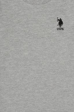 Erkek _ocuk Gri Melanj Basic Bisiklet Yaka Sweatshirt Sepette S_rpriz _ndirim - U.s. polo assn фото 4