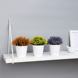 Искусственный цветок в горшке Мелкие цветочки, 8?12 см, МИКС