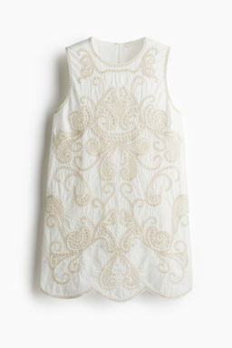 Vestido recto con bordado ingl?s - H&m фото 2