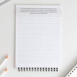 Дневник благодарности «Твой лучший месяц», формат А5, 30 листов