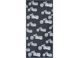 Полотенце махровое 6с102.411ж1 Мото-паттерн(антрацит) 67х150см