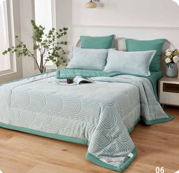 Одеяло BORIS Вареный хлопок с простыней и наволочками ODBORVH006 Евро