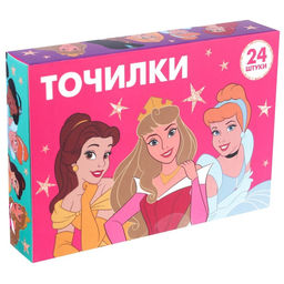Цена за 24 шт. Точилка пластиковая, «Принцессы»