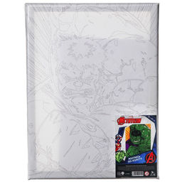 Картина по номерам в плёнке Халк, 30х40 см, Мстители - Marvel фото 6