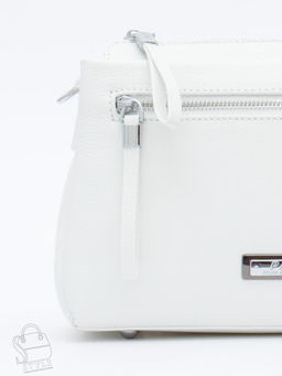 Сумка женская кожаная 1025CH white Polina&Eiterou