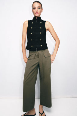 CHALECO ALAMARES / Negro