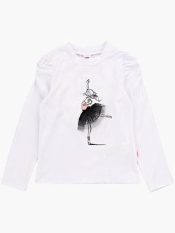 Футболка (лонгслив)	 UD 2718 белый - Mini maxi фото 9
