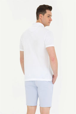 U. S. Polo Assn Мужская белая футболка с воротником-поло - U.s. polo assn фото 12