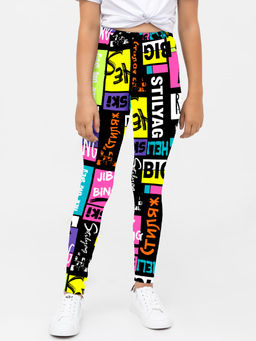 Леггинсы "Стиляж",лайм