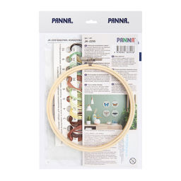 Набор для вышивания PANNA Живая картина JK-2255 Бабочка. Изабелла 13 х 13 см