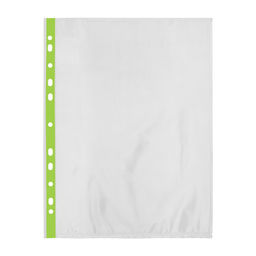 Expert Complete Premier Файл-вкладыш с цв. полоской A4 20 шт. 30 мкм глянцевый лайм EC290902