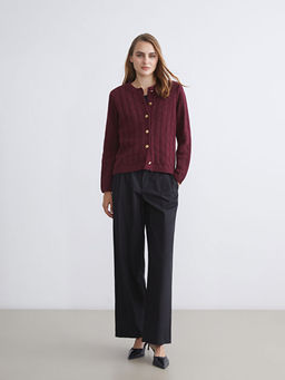 Bisiklet Yaka Ajurlu Kad?n Triko H?rka