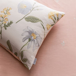 Комплект постельного белья Люкс Сатин 100% хлопок A353 Евро 4 Наволочки