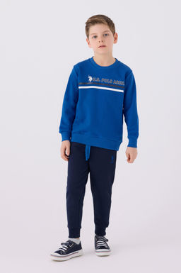 Пижамный комплект темно-синего цвета для мальчика - U.s. polo assn фото 3