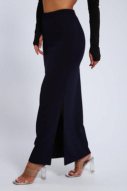 Юбка, футер (01056, черный макси) - Плиона фото 37