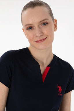 Kad_n Lacivert Pijama Tak_m_ Sepette S_rpriz _ndirim - U.s. polo assn фото 2