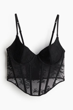 Bustier acolchado de encaje - H&m фото 5