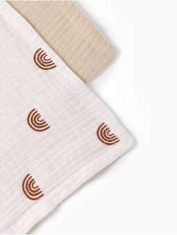 Покрывало Крошка Я «Радуга» 100×130 см, муслин, 4 слоя, хлопок 100%