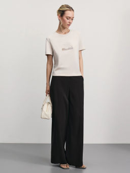 Футболка из хлопка с принтом / Zarina  фото 2